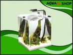 Aquael nano cube set smart II - 20 liter zwart aquarium, Verzenden