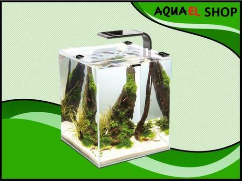 Aquael nano cube set smart II - 20 liter zwart aquarium, Animaux & Accessoires, Poissons | Aquariums & Accessoires, Envoi