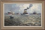 Marinus de Jongere (1912-1977) - Harbour View of Rotterdam