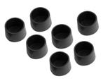 Flexibele stoelpootdop (omdop, rond, 50 mm, zwart) [O-RO-50, Nieuw, Verzenden