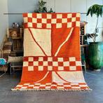 Oranje Boujad Marokkaans wollen tapijt - Berber Area Carpet