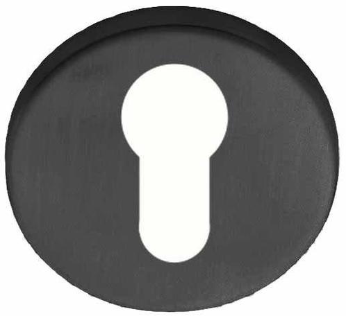 PC-Plaatje Rond 52 mm PVD Gunmetal, Doe-het-zelf en Bouw, Raamkozijnen en Schuifdeuren, Ophalen of Verzenden