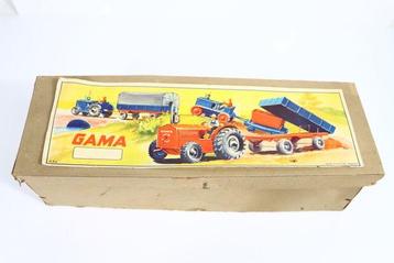 Gama - Blikken speelgoed - 1853 Traktor – Vintage