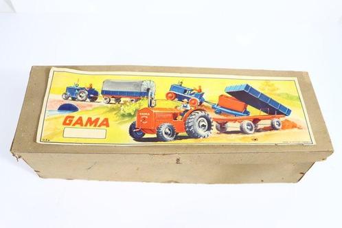 Gama - Blikken speelgoed - 1853 Traktor – Vintage, Antiek en Kunst, Antiek | Speelgoed