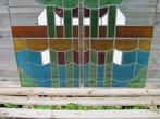 Art Deco Glas-in-loodraam (2) - 1910-1920, Antiek en Kunst