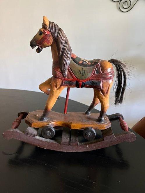 Cheval à bascule - 1940-1950 - Pays-Bas, Antiquités & Art, Curiosités & Brocante