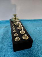 Balans of weegschaal (13) - Brons, Hout - Prachtig antiek