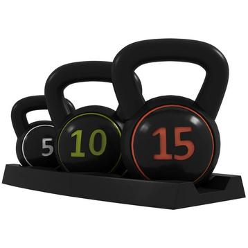 TRUUSK Kettlebellset - 3 Kettlebells 2,2 Kg/4,5 Kg/6,8 Kg - beschikbaar voor biedingen