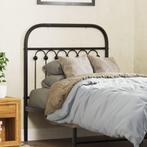 vidaXL Hoofdbord 80 cm metaal zwart, Huis en Inrichting, Slaapkamer | Bedden, Verzenden, Nieuw