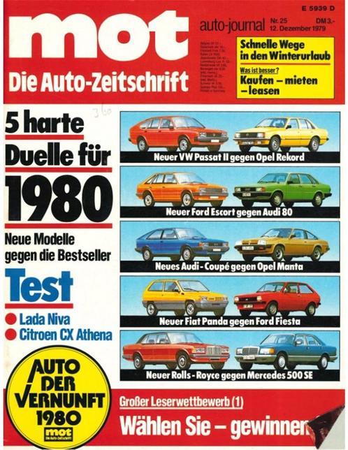 1979 MOT AUTO JOURNAL MAGAZINE 25 DUITS, Livres, Autos | Brochures & Magazines