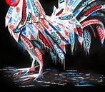 Maxime Blachere - Coq Origami Graffiti Vive la France