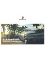 2022 PORSCHE 911 SPORT CLASSIC BIJLAGE INSTRUCTIEBOEKJE