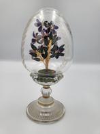Œuf Fabergé - Cristal, Plaqué or, Émail