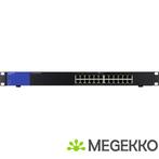 Linksys Unmanaged Gigabit Switch PoE+ 24-port (120W), Nieuw, Verzenden