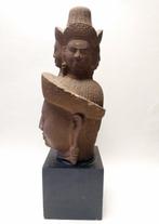 Five headed Shiva 54 cm - Statue - Cambodge, Antiek en Kunst