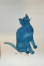 Andy Warhol (after) - (1928-1987), One Blue Pussy, c. 1954,, Antiquités & Art, Art | Dessins & Photographie