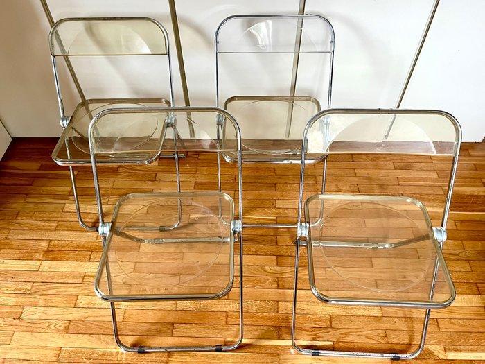 Castelli - Giancarlo Piretti - Stoel (4) - Plia chair -, Antiek en Kunst, Antiek | Meubels | Stoelen en Sofa's