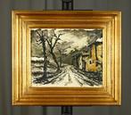 René Prin (1905-1985) - La route enneigée, Antiek en Kunst