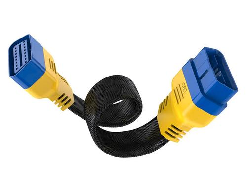Autool 16 Pins OBD2 Nylon Verlengkabel 20 cm, Auto diversen, Autogereedschap, Verzenden