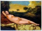 Scuola italiana (XX), After Giorgione - Venere Dormiente -, Antiquités & Art