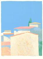 Roger Muhl (1929-2008) - Village en Provence, Antiek en Kunst