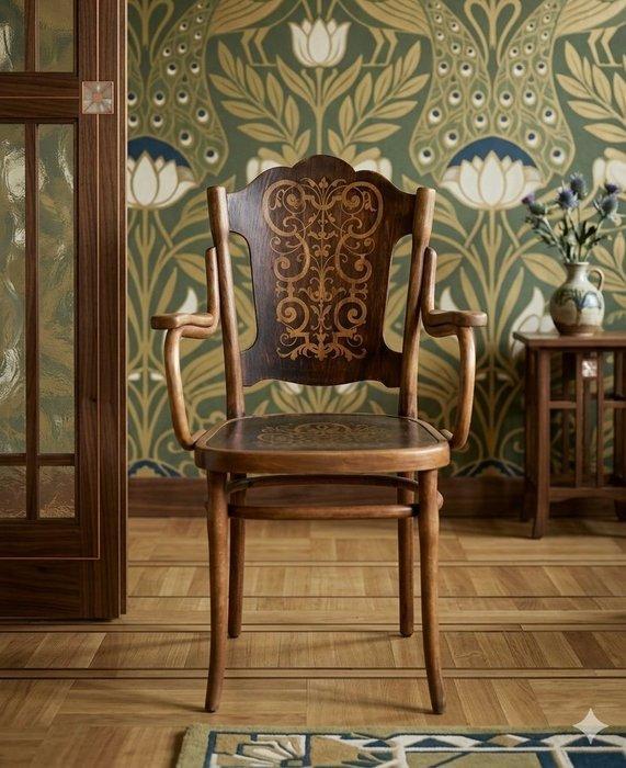 Thonet - Michael Thonet - Chaise - Fauteuil n° 70 - Hêtre -, Antiquités & Art, Art | Objets design