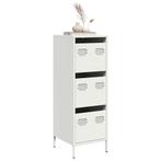 vidaXL Hoge kast 39x35x103,5 cm staal zwart, Huis en Inrichting, Verzenden, Nieuw