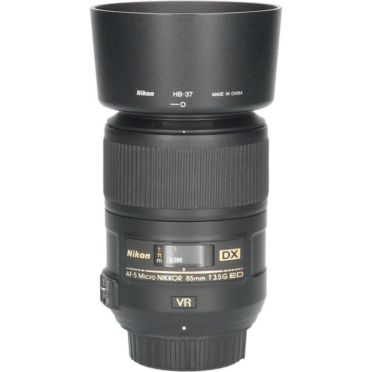 Tweedehands Nikon AF-S 85mm f/3.5G VR DX Micro CM5450, TV, Hi-fi & Vidéo, Photo | Lentilles & Objectifs, Enlèvement ou Envoi