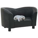 vidaXL Canapé pour chien Noir 67x41x39 cm Similicuir, Dieren en Toebehoren, Verzenden