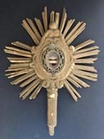 Reliquaire - Argent, Bois - 1800-1850 - Ornement Reliquaire, Antiquités & Art