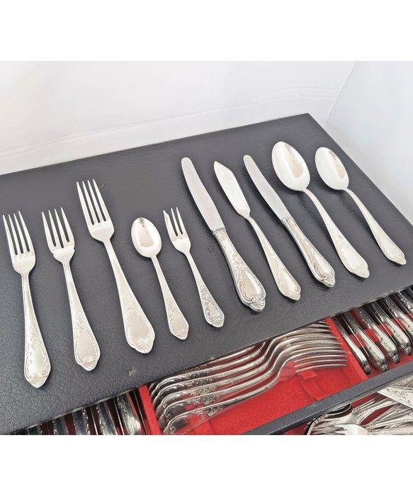 Solingen SILBER 100 - Louis XV - Bestekset voor 12 personen, Antiek en Kunst, Antiek | Meubels | Tafels