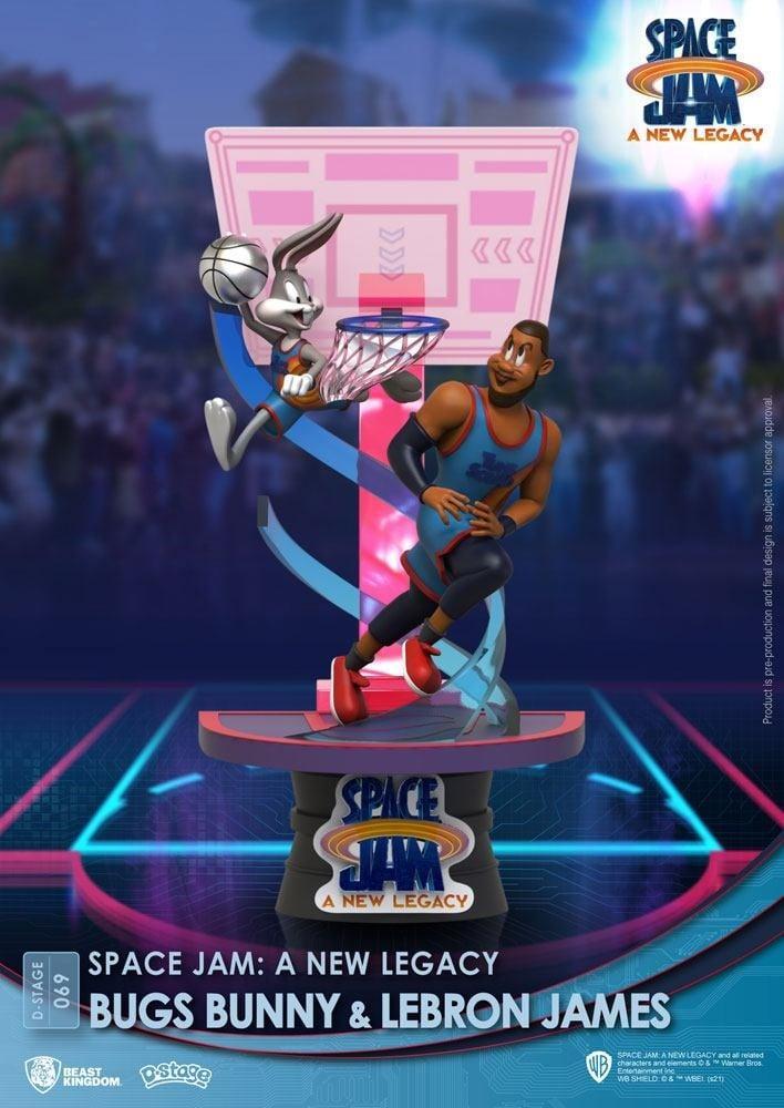 Space Jam: A New Legacy D-Stage PVC Diorama Bugs Bunny & Leb, Verzamelen, Film en Tv, Ophalen of Verzenden