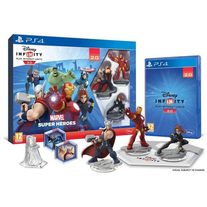 Disney Infinity 2.0 Marvel Super Heroes Starter Pack - PS4, Games en Spelcomputers, Games | Sony PlayStation 4, Zo goed als nieuw