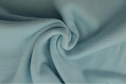 10 meter fleece stof - Baby blauw - 100% polyester, Hobby en Vrije tijd, Stoffen en Lappen, 120 cm of meer, 200 cm of meer, Blauw