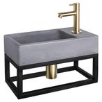 Fonteinset Differnz Force Beton en Handoekrek 40x22x9 cm, Doe-het-zelf en Bouw, Ophalen of Verzenden, Nieuw, Overige typen