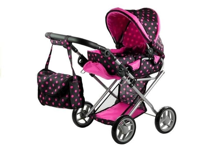 Verstelbare Poppenwagen Zwart/Roze | Retour Deal, Kinderen en Baby's, Speelgoed | Fisher-Price, Nieuw, Duw- of Trekspeelgoed, Verzenden