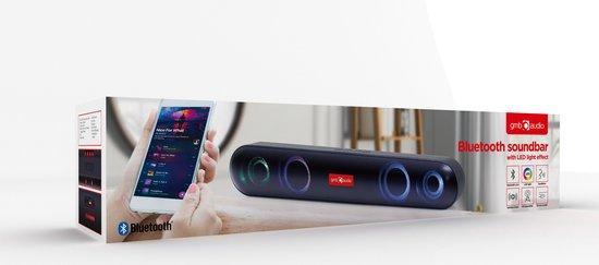 Portable Bluetooth Speakers GEMBIRD SPKBT-BAR400L Black, Telecommunicatie, Zenders en Ontvangers, Nieuw, Verzenden