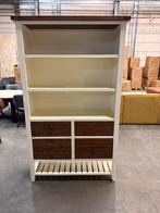 Bergkast, landelijk wit + smoke brown (nieuw, outlet), Nieuw, Overige houtsoorten