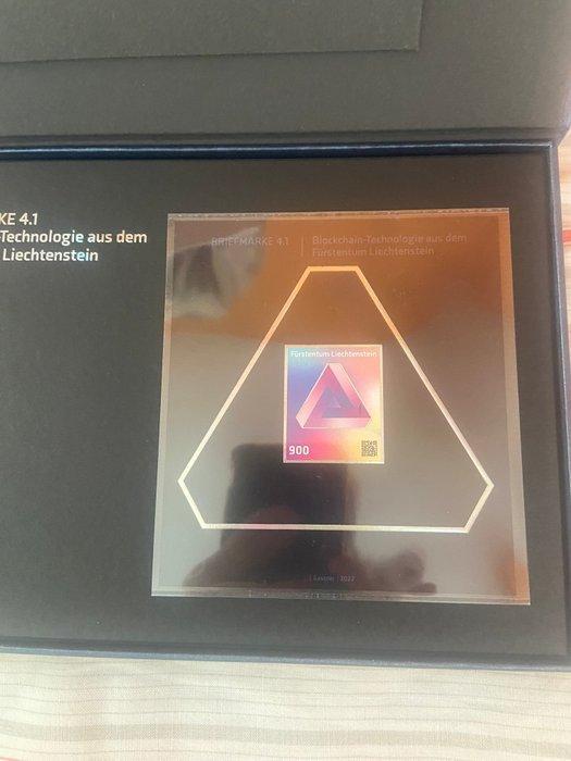 Liechtenstein - 2022 Liechtenstein postzegel 4.1 blockchain, Timbres & Monnaies, Timbres | Europe | Belgique