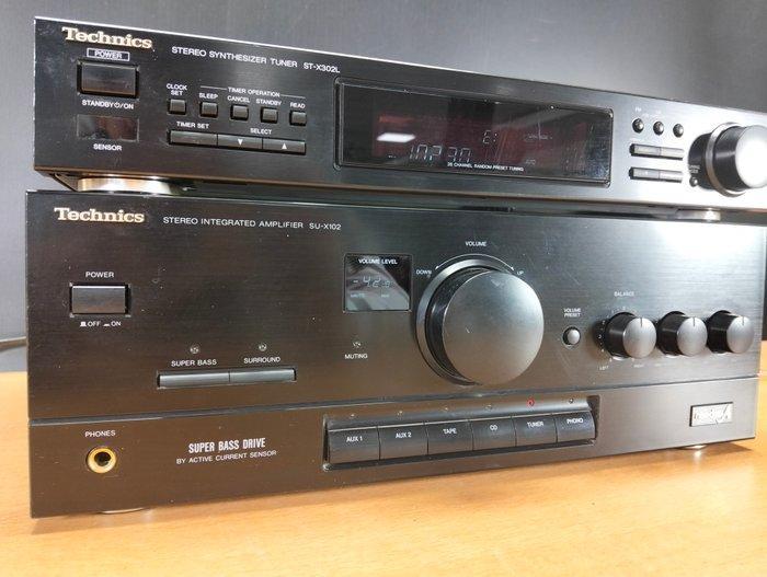 Technics - SU-X102, ST-X302L Audio versterker - Diverse, Audio, Tv en Foto, Radio's