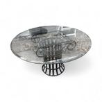 artisan made - Table - Table ronde en fer forgé et verre -, Antiek en Kunst