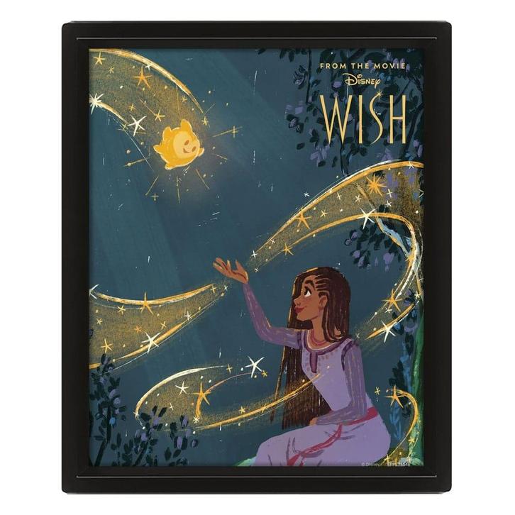 Wish 3D Poster Wish Come True 26 x 20 cm, Verzamelen, Disney, Nieuw, Ophalen of Verzenden