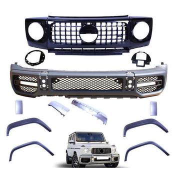 Body kit compatible with mercedes g class w463 w464 2018+ bl