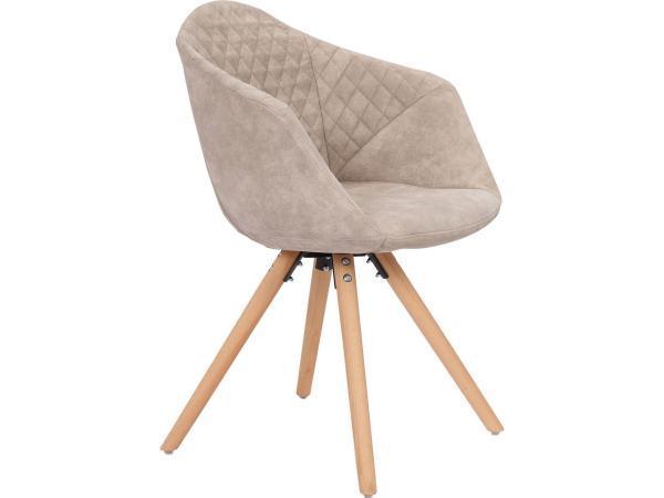 Veiling - Kayoom Eetkamerstoel Chadwick (Set van 4) - Wit/Cr, Maison & Meubles, Chaises