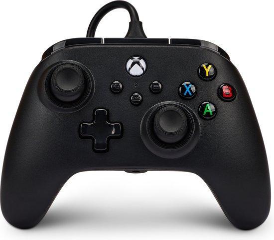 Xbox Series / Xbox One Wired Controller Black PowerA, Games en Spelcomputers, Spelcomputers | Xbox One, Zo goed als nieuw, Ophalen of Verzenden