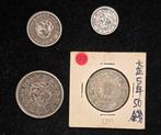 Japan. 10, 20, 50 Sen - Lot of 4 coins Meiji 37 (1904-16)