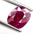 Zonder minimumprijs Robijn - 1.39 ct - Bellerophon Gemlab -, Handtassen en Accessoires, Edelstenen, Nieuw