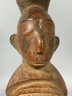 Rare & Old African Mangbetu statue - Congo. (Zonder, Antiek en Kunst, Kunst | Niet-Westerse kunst