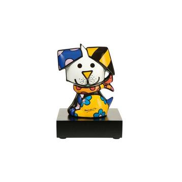 Romero Britto (1963) - sculptuur, COCO - 13.5 cm - Hout,
