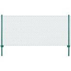 Gaashek met palen | Tweede Kansje | 25x0.5m, Verzenden, Nieuw, Overige materialen, Gaashekwerk